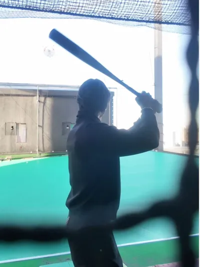 ユウスケとバッティングセンター