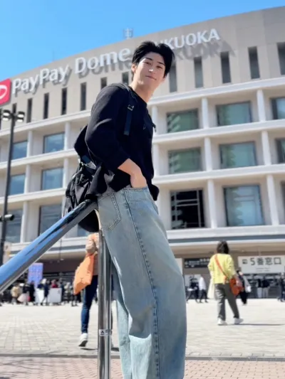 アキと野球観戦