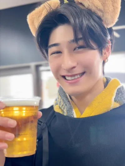 アキと野球観戦