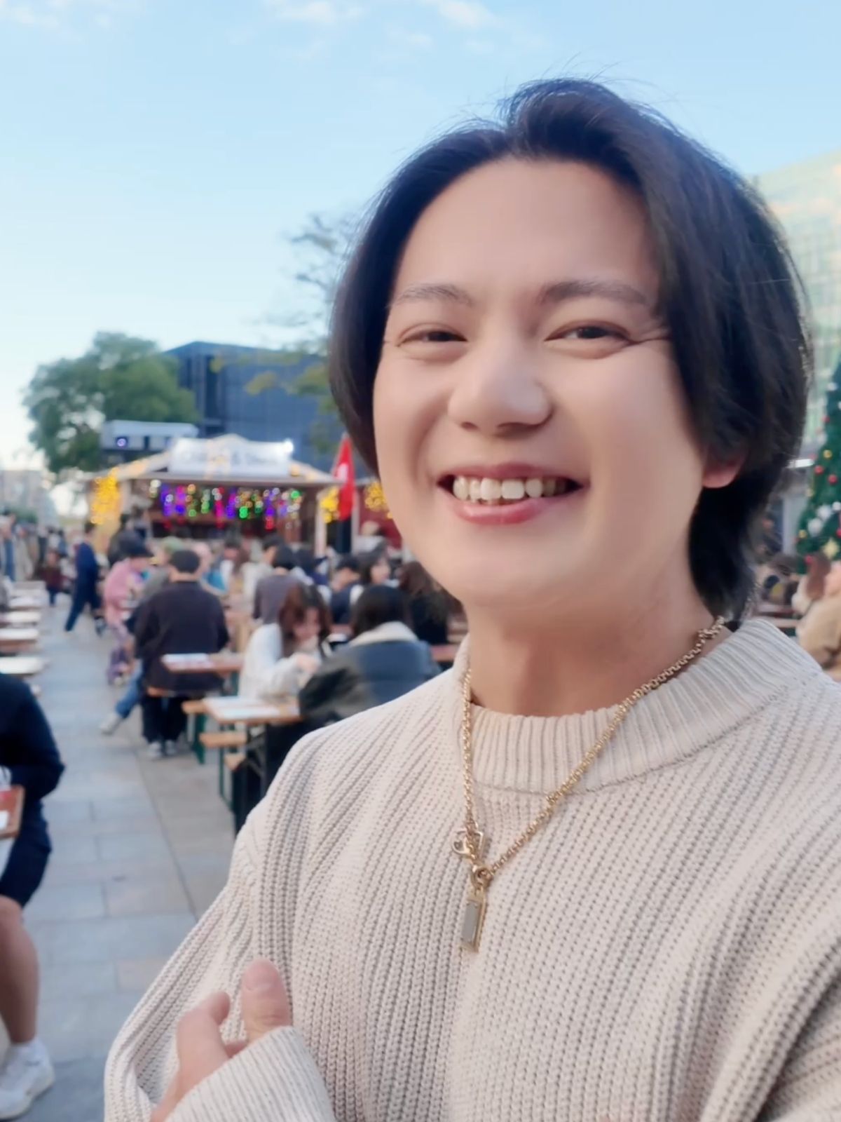 コウキとクリスマスマーケット